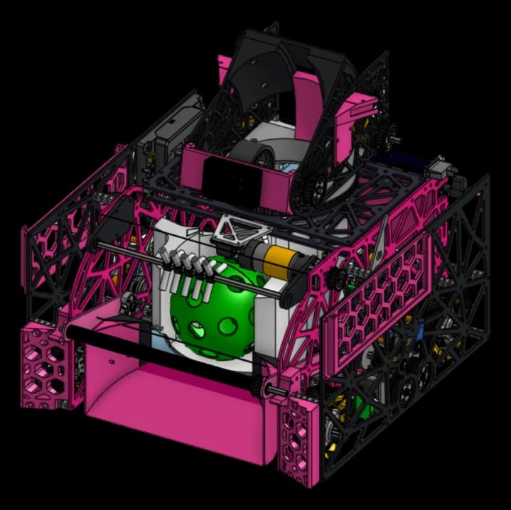 Full CAD render of Elite Ball Knowledge