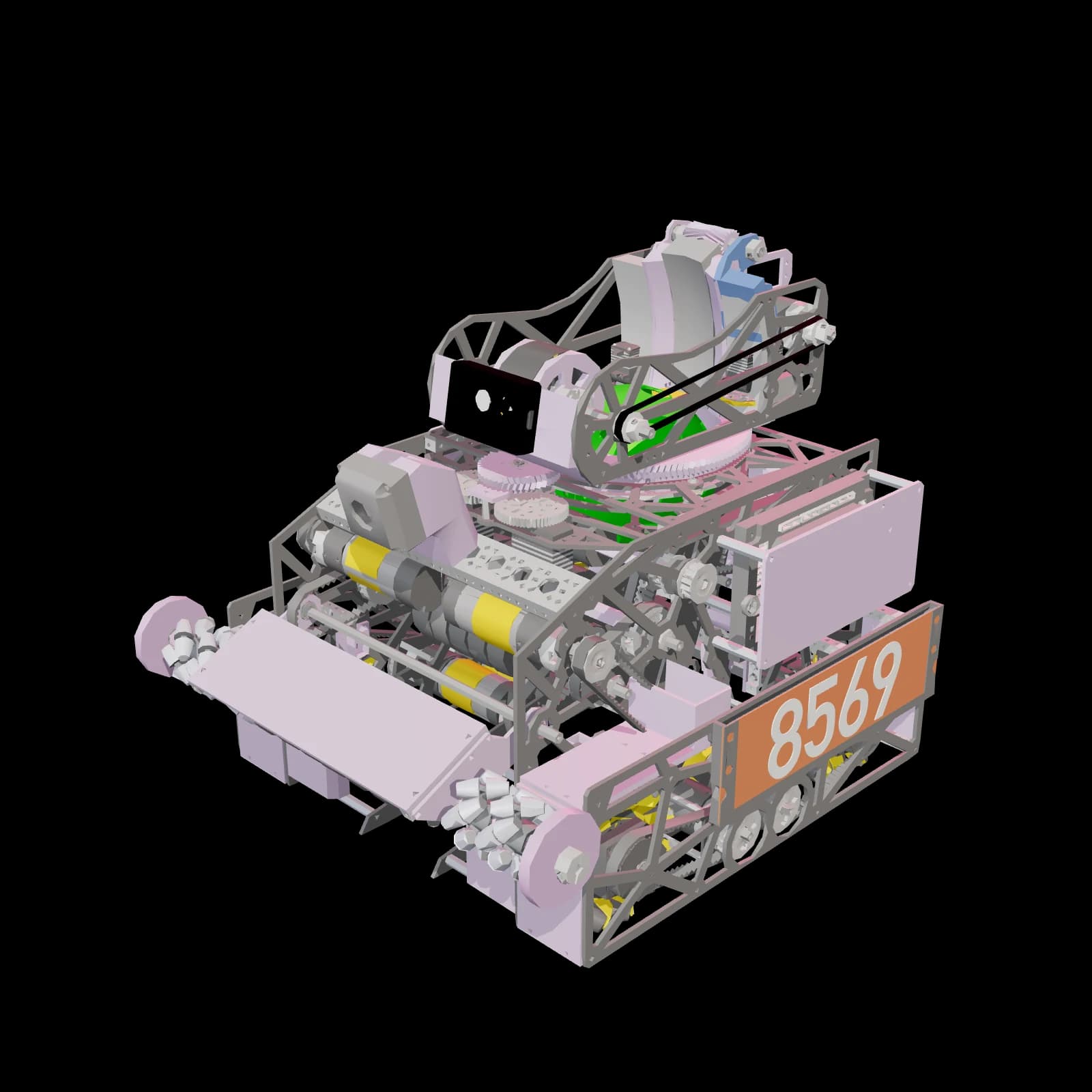 The RoboKnights Worlds competition robot