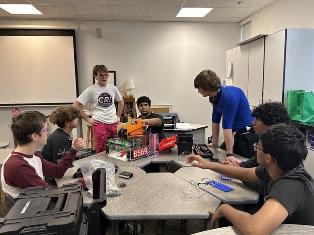 A build session in the lab